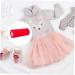NUOBESTY 4 Rolls Tulle Roll Mesh Roll Delicate United States Baby Red 0.01X15X2285CM - Buy Online on GoSupps.com