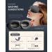 Blackout Sleep Mask for Side Sleepers - 3D Contoured Eye Cover with Invisible Nose Pad | Ultra Soft Breathable Blindfold for Men & Women | Ideal for Travel Napping & Yoga - Buy Online on GoSupps.com