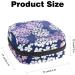 Hydrangea Sanitary Napkin Storage Bag - Pink & White Menstrual Pad Pouch - Buy Online on GoSupps.com