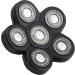 6D Universal Electric Shaver Blade Head Upgrade Hypoallergenic Beard Cutter Replacement Blade Rotary Shaver Heads for Head and Face Trimming Back-Up Shaver Blade Head for Men (Black 6 Heads) - Buy Online on GoSupps.com