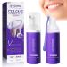 Toothpaste white teeth 2 PCs color correction - serum tooth mousse purple tooth paste New oral foam purple tooth paste purple toothple tea tea whitening tooth paste tooth whitening booster hero smile