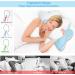 Memory Foam Cervical Pillow - Househerb Multifunctional Ergonomic Contour Pillow for Neck and Shoulder Pain Relief - Washable Pillowcase - Blue - Buy Online on GoSupps.com
