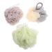 3pcs Bath Ball Bath Flower Bath Scrubbing Balls Bath Tool Bath Foaming Mesh Balls Supple Skin Scrubber Bathing Exfoliating Ball Body Scrubber Comfortable Bath Scrubber