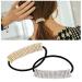 Sparkling Crystal Rhinestone Ponytail Holder | Elastic Hair Tie for Women | 1Pcs (Silver Tone) - Buy Online on GoSupps.com
