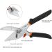 FLORA GUARD Lengthen Miter Shears - 45 to 135 Degree Multi Angle Trim Cutter Gasket Shear for Cutting Soft Wood Plastic PVC and More Including 2 Spare Blades (JDJ-2) - Buy Online on GoSupps.com