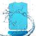 Waterproof Silicone Adult Bib with Removable Pocket - Washable Cloth Protector for Men and Women (Blue) | YYGMSS - Buy Online on GoSupps.com