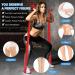 Resistance Bands Set - 5 Progressive Non-Latex Exercise Bands for Physical Therapy & Workout, 59 Inch Yoga Strap for Upper & Lower Body, Home Rehab Equipment - 5 to 25LBS - Buy Online on GoSupps.com