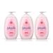 Johnson's Baby Moisturizing Pink Lotion with Coconut Oil Hypoallergenic 16.9 Fl Oz, (Pack of 3) 16.9 Fl Oz (Pack of 3)