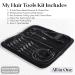 Hair Extension Tools Kit: 2 Hole Micro Beads, Microlink Crimping Plier, Sectioning Clips, Parting Tool, Scissor, Needles Pulling Loop - Black - Buy Online on GoSupps.com