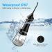 Water Dental Flosser Cordless - 300ML Portable Oral Irrigator with 3 Modes, 5 Water Jet Tips, IPX7 Waterproof - Teeth Cleaner for Braces, Travel - Black - Buy Online on GoSupps.com