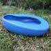 YUMSUM Heavy Duty PP Bedpan for Bed-Bound Patients - Firm, Thick, Stable and Smooth | Blue - Buy Online on GoSupps.com