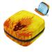 Portable women's binding-up bags menstrual cup bags female menstrual pads bags for teenage girls tampons for the first period flaming fire skull yellow orange multicolored 07