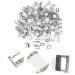 Buy Healifty 100Pcs Elastic Aluminum Buckle Replacement Clips - Durable Metal Clip for Sport Tape - White Accessories with High Elasticity - International Shipping Available - Buy Online on GoSupps.com