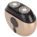 USB Rechargeable Mini Beard Trimmer for Men - Compact & Efficient Hair Grooming in Champagne Gold - Buy Online on GoSupps.com