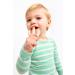 Children's Toothbrush & Cooling Teething Toy | Baby Silicone Cactus Bite Ring - Large Pink Teether for First Teeth - Buy Online on GoSupps.com