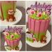 Personalised Monkey Cake Topper - Edible Fondant Safari Jungle Cupcake Decorations with an Edible Glue - Kids Birthday Supplies - Buy Online on GoSupps.com