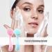Silicone Face Scrubber 2PCS Manual Facial Cleansing Brush with Handle Deep Cleaning Gentle Exfoliating Face Exfoliator Brush Silicone Face Scrubber - Buy Online on GoSupps.com