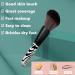 Travel Makeup Brush Blending Set - Foundation Concealers Eye Shadows & Mirror Kits for Flawless Application | International Shipping Available - Buy Online on GoSupps.com