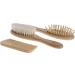Kyte BABY Bamboo 3-Piece Brush Set - Goat Hair Brush, Wooden Bristle Brush, Bamboo Comb - Buy Online on GoSupps.com