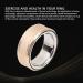 Smart Health Ring Sleep Monitoring Smart Health Monitor Ring Step Counting with Long Endurance for Night Use (20)(23 23) 23 23 - Buy Online on GoSupps.com