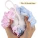 BTYMS 4 Pack Exfoliating Shower Loofahs - Ultra Soft Bath Scrubber Sponges for Men & Women - 75g Each Ideal for Soft Skin & Deep Cleansing - Buy Online on GoSupps.com