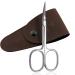 marQus Solingen Scissors - Cuticle Scissors Germany - Curved Blade Nail Scissors Germany - Pedicure Beauty Grooming Kit for Nail Eyebrow Eyelash Dry Skin - Nail sicssors Classic Cuticle