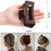6 Pcs Wolfway 4 Inch Large Rectangular Claw Clips for Thick Hair | Nonslip Acrylic Hair Accessories for Women and Girls - Black, White, Amber, Transparent, Khaki, Brown - Buy Online on GoSupps.com