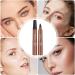 Liquid Eyebrow Pencil Brow Pencil with Fork Tip 4 Point Waterproof Eyebrow Pencil No Smudge Liquid Brow Quick Dry EyeLiner for Long Lasting Red Brown - Buy Online on GoSupps.com