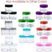 Beauticom Premium 30G/30ML Clear Jars (6 Pack) - BPA Free Round Containers with White Lids for Beads Gems Glitter & Crafts - Buy Online on GoSupps.com