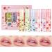 Bestvisse 6 Pack Moisturizing Lip Oil Clear Smoothing Lip Balm for Dull Lips - Buy Online on GoSupps.com