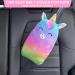 Unicorn Castle Seatbelt Pillow: Kids Car Seat Head Support & Strap Cover - Rainbow - Buy Online on GoSupps.com