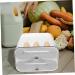 2-layer Egg Holder Fridge Tray Reusable Refrigerator Organizer Container Large Bracket re-usable - Buy Online on GoSupps.com