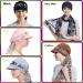 JarseHera Bamboo Cotton Chemo Newsboy Cap & Scarf Set - Light Gray - Buy Online on GoSupps.com
