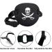 4 Pack Pirate Eye Patch Set - Soft Captain Eye Patches & Skull Crossbone Design - Adjustable Medical Eye Patches with Gold Earrings for Adults - International Shipping Available - Buy Online on GoSupps.com