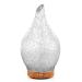 Diffusor for essential oils aromatherapy diffuser for therapeutic oils-ultrasound vase cover & special silver cool fog spa gym (G4-100 ml) silvered