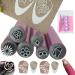 Nail Art Stamp Pen Nail Stamp Pen Nail Art Flower Stamp Pen Nail Art Stamping Pen Nails Art Stamp Pen with 6 Different Patterns for Women Girls Home Diy Nail Art (1Set * 6Pcs)