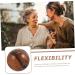 Shop Frcolor 2st Fitness Golfer Massage Balls - Wooden Handheld Therapy Balls for Seniors - Natural Ebony Texture 5.10x5.00cm - Buy Online on GoSupps.com