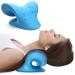 Anzorhal neck stretcher neck pain neck stretcher orthopedic neck stretcher neck shoulder cervical traction for neck pain headache shoulder pain (blue)