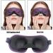 REEBENT 3D Eye Mask for Women - Machine Washable Sleep Mask - Black+Rose - Buy Online on GoSupps.com