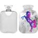 White Marble Galaxy Unicorn Heat Bottle | 1L Pain Relief & Cramps | International Shipping Available - Buy Online on GoSupps.com