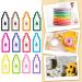 12 Color 2g Per Bag Oily Food Colouring Suitable for Cake Decoration Cream Desserts Biscuits Or Other DIY Crafts Oily Food Colouring - Buy Online on GoSupps.com