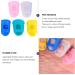 40 Pcs Silicone Finger Caps - Comfortable Fingertip Covers for Cuts Guitar Tip Protection Eczema Relief and More | Durable & Fashionable Gel Covers - Buy Online on GoSupps.com