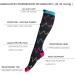 LEOSTEP Compression Socks (4 Pairs) 20-30 mmHg Non-Slip Long Tube Stocking for Running, Travel, Pregnancy - S-M Multi-Coloured - Buy Online on GoSupps.com