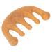 Natural Wood Wide Tooth Hair Comb | Scalp Massage & Multifunctional Portable Comb for Head Neck & Shoulders - Ship Internationally - Buy Online on GoSupps.com