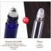 Alledomain 10Pcs 10ml Essential Oils Roller Bottles - Cobalt Blue Glass Rollers with Stainless Steel Balls | International Shipping Available - Buy Online on GoSupps.com