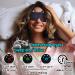 Buy Cordless Heated Eye Mask for Women | USB Rechargeable Sleep Eye Pad - Warm Compress for Dry Eyes & Stye Relief | Portable Electric Gift (Black - Buy Online on GoSupps.com