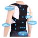 Lumbar Posture Corrector for Adjustable Belt Shoulder ction Posture Corset Adult Black X - Buy Online on GoSupps.com