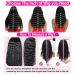 CHEETAHBEAUTY 30 Inch Deep Wave 13x6 HD Lace Front Wig | Brazilian 10A Grade Curly Human Hair Wig for Black Women - Pre Plucked with Baby Hair | 180% Density Natural Black - Buy Online on GoSupps.com