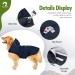 Waterproof Dog Rain Coat with Hood & Reflective Strip - Ultra-Light 100% Breathable Jacket for Medium to Large Dogs - Blue 6XL - Buy Online on GoSupps.com