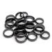 Morchic Hematite Stone Rings for Women Men Unisex, Anxiety Balance Root Chakra (Pack of Mixed Size) 6mm Plain Band Rings(20Pcs)